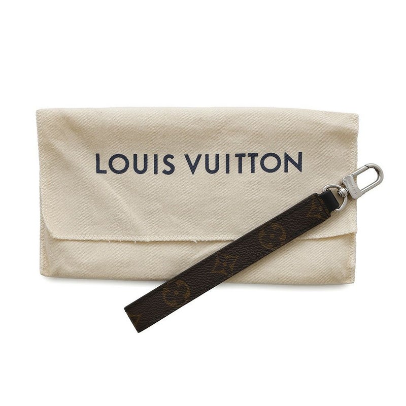 ルイヴィトン 長財布 モノグラム・マカサー ジッピー・ドラゴンヌ M69407 メンズ 黒 ブラック