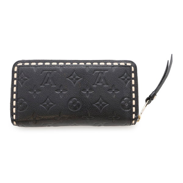 ルイヴィトン 長財布 モノグラム アンプラント ジッピー・ウォレット M64805 LOUIS VUITTON ヴィトン ブラック 黒