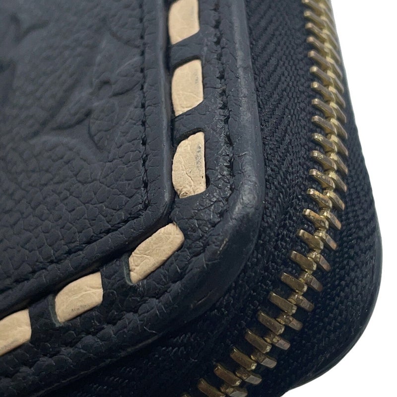 ルイヴィトン 長財布 モノグラム アンプラント ジッピー・ウォレット M64805 LOUIS VUITTON ヴィトン ブラック 黒