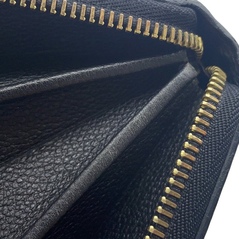 ルイヴィトン 長財布 モノグラム アンプラント ジッピー・ウォレット M64805 LOUIS VUITTON ヴィトン ブラック 黒