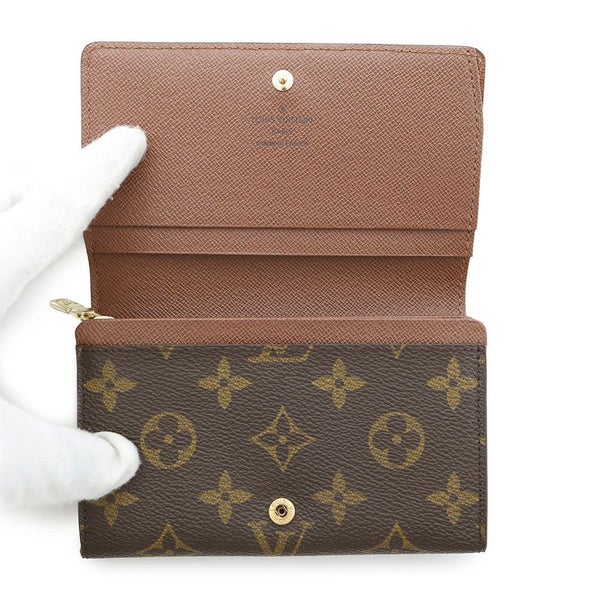 ルイヴィトン 財布 モノグラム ポルトモネ・ビエ・トレゾール M61730 LOUIS VUITTON ヴィトン 二つ折り財布