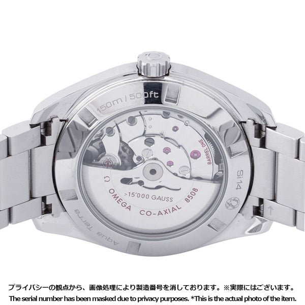 オメガ シーマスター アクアテラ 15,000ガウス 231.10.42.21.01.002 OMEGA 腕時計 黒文字盤