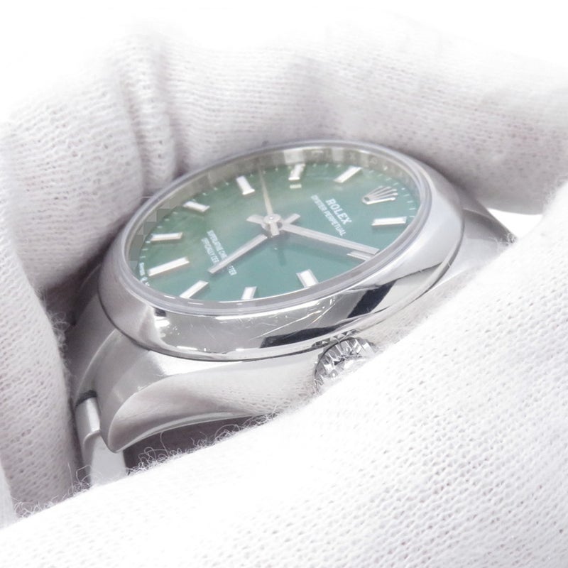 ロレックス オイスターパーペチュアル31 ランダムシリアル ルーレット 277200 ROLEX 腕時計 レディース グリーン文字盤