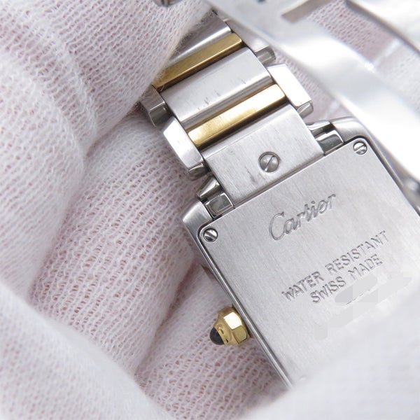 カルティエ タンク フランセーズ SM W51007Q4 Cartier 腕時計 白文字盤 クォーツ