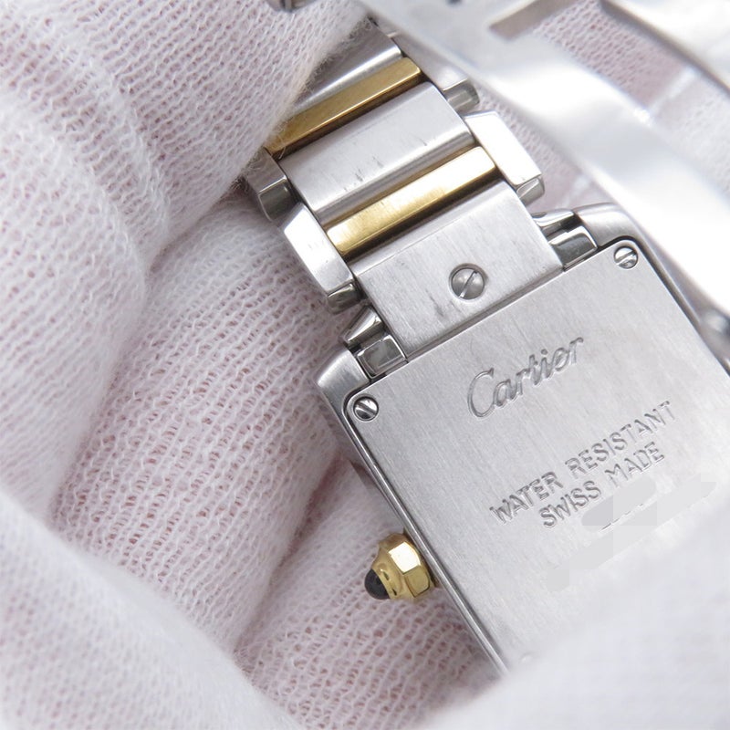 カルティエ タンク フランセーズ SM W51007Q4 Cartier 腕時計 白文字盤 クォーツ