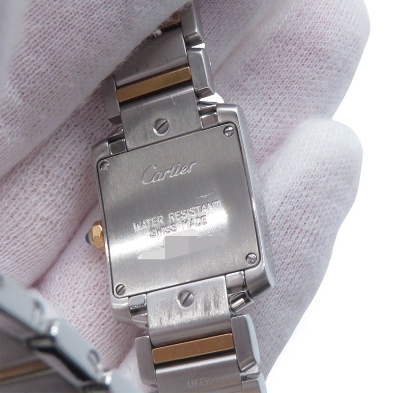 カルティエ タンク フランセーズ SM W51007Q4 Cartier 腕時計 白文字盤 クォーツ