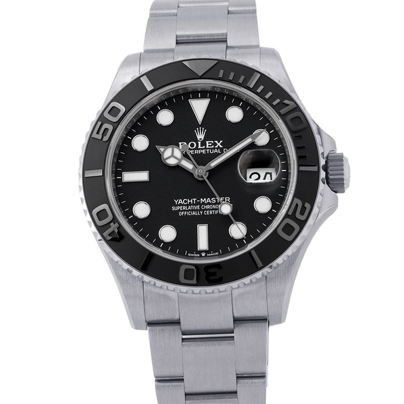 ロレックス ヨットマスター42 ランダムシリアル 226627 ROLEX 腕時計 黒文字盤
