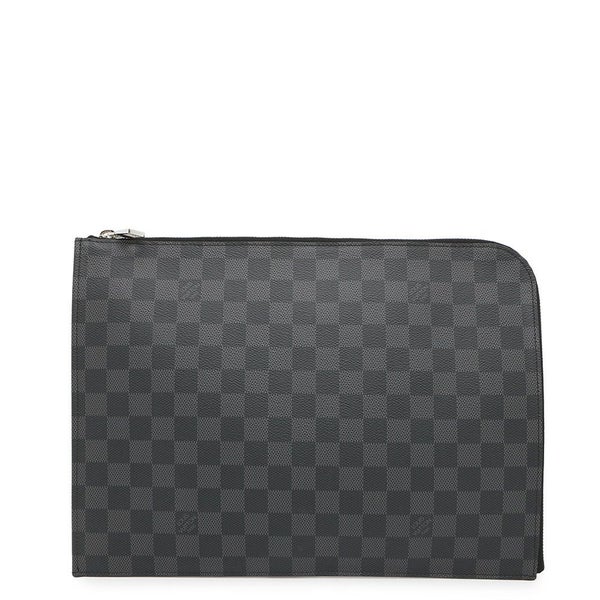 ルイヴィトン クラッチバッグ ダミエ・グラフィット ポシェット・ジュールGM N64437 LOUIS VUITTON 黒 ブラック