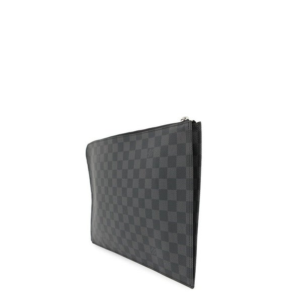 ルイヴィトン クラッチバッグ ダミエ・グラフィット ポシェット・ジュールGM N64437 LOUIS VUITTON 黒 ブラック