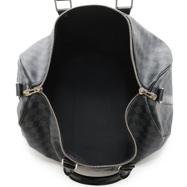 ルイヴィトン ボストンバッグ ダミエ グラフィット キーポル バンドリエール45 N41418 ヴィトン トラベルバッグ 黒 ブラック