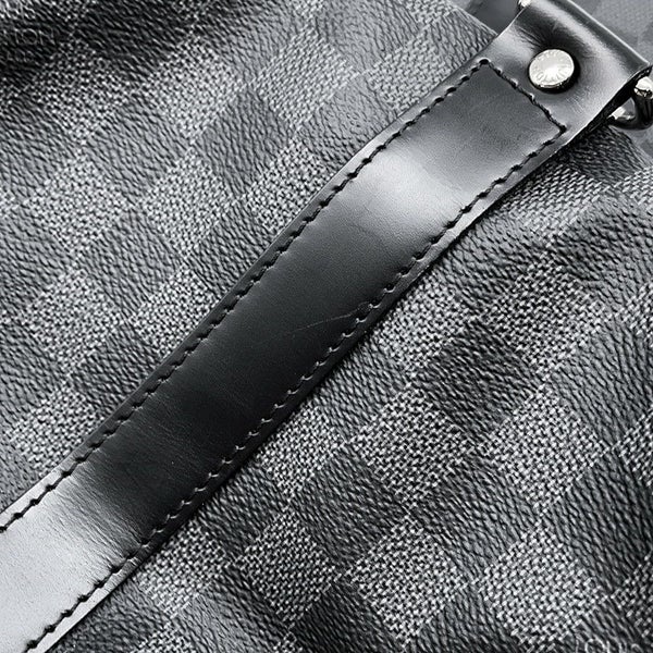 ルイヴィトン ボストンバッグ ダミエ グラフィット キーポル バンドリエール45 N41418 ヴィトン トラベルバッグ 黒 ブラック