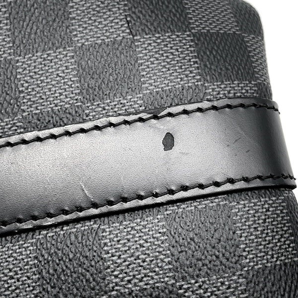 ルイヴィトン ボストンバッグ ダミエ グラフィット キーポル バンドリエール45 N41418 ヴィトン トラベルバッグ 黒 ブラック