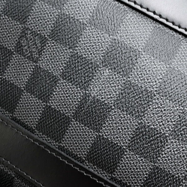 ルイヴィトン ボストンバッグ ダミエ グラフィット キーポル バンドリエール45 N41418 ヴィトン トラベルバッグ 黒 ブラック