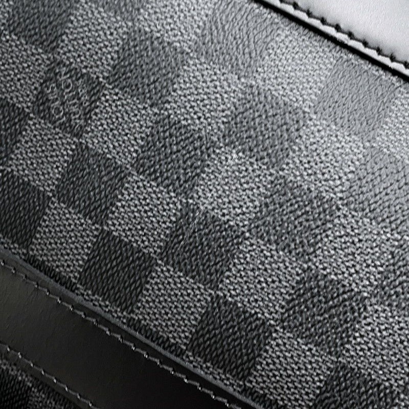 ルイヴィトン ボストンバッグ ダミエ グラフィット キーポル バンドリエール45 N41418 ヴィトン トラベルバッグ 黒 ブラック