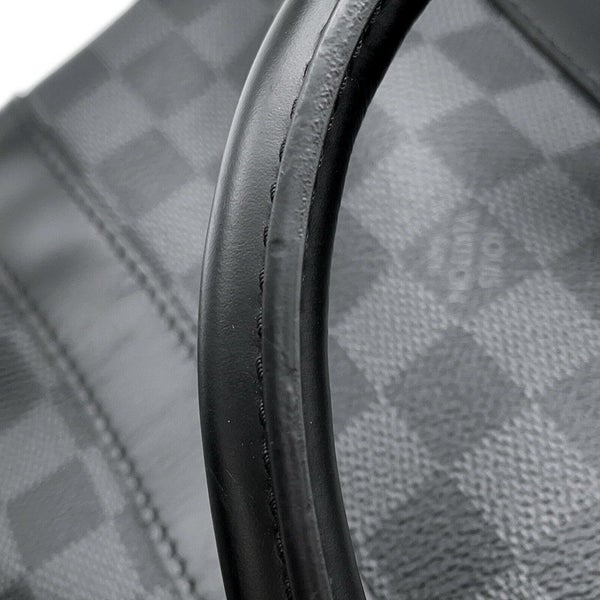 ルイヴィトン ボストンバッグ ダミエ グラフィット キーポル バンドリエール45 N41418 ヴィトン トラベルバッグ 黒 ブラック