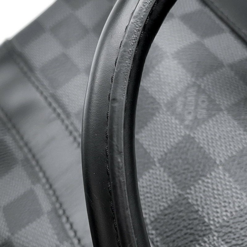 ルイヴィトン ボストンバッグ ダミエ グラフィット キーポル バンドリエール45 N41418 ヴィトン トラベルバッグ 黒 ブラック