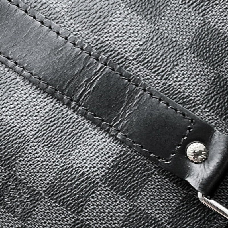 ルイヴィトン ボストンバッグ ダミエ グラフィット キーポル バンドリエール45 N41418 ヴィトン トラベルバッグ 黒 ブラック