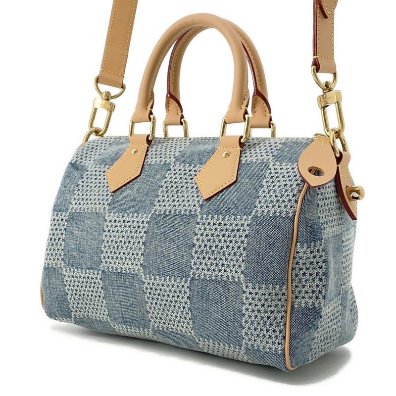 ルイヴィトン ハンドバッグ ダミエ・デニム スピーディ・バンドリエール25 N40700 LOUIS VUITTON 2wayバッグ ミニボストン