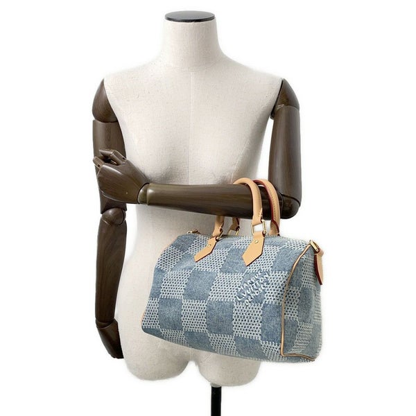 ルイヴィトン ハンドバッグ ダミエ・デニム スピーディ・バンドリエール25 N40700 LOUIS VUITTON 2wayバッグ ミニボストン
