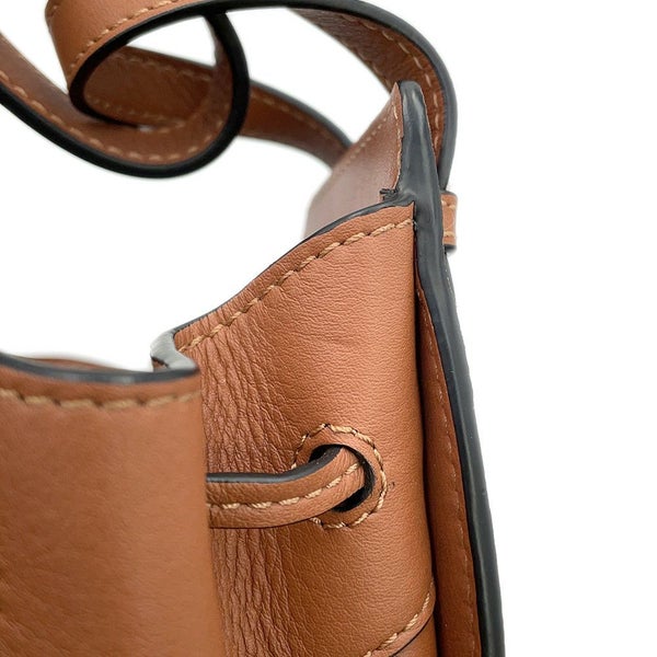 ロエベ ハンドバッグ ドローストリング ハンモック ミニ 314.30.V07 LOEWE 2way ブラウン