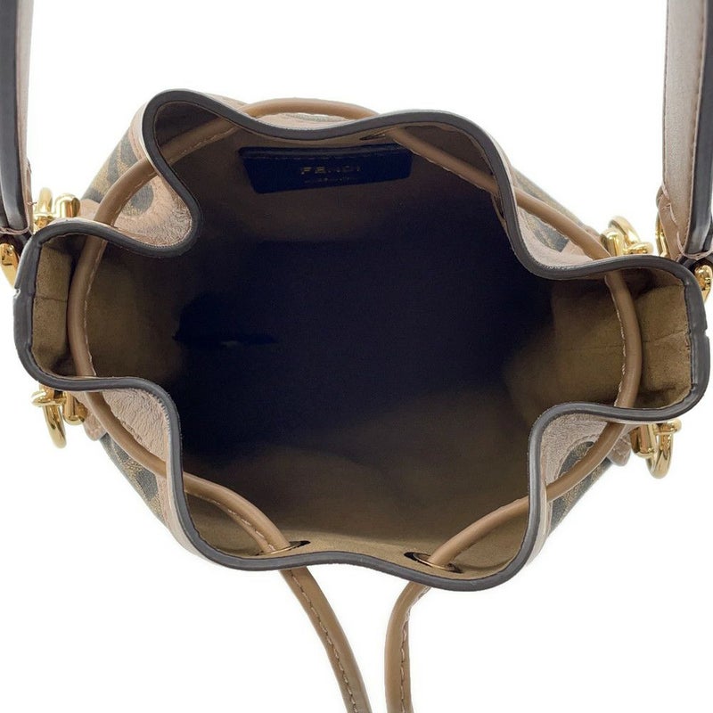 フェンディ ハンドバッグ モントレゾール ミニ キャンバス レザー 8BS093 FENDI 2way