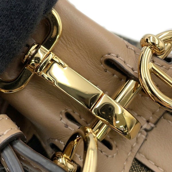 フェンディ ハンドバッグ モントレゾール ミニ キャンバス レザー 8BS093 FENDI 2way