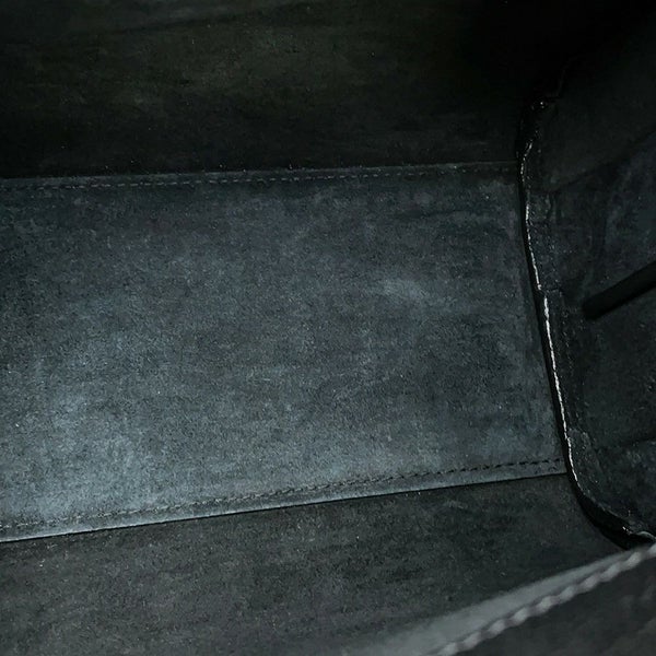 サンローランパリ ハンドバッグ サックドジュール ベイビー レザー 717448 SAINT LAURENT PARIS 2way 黒