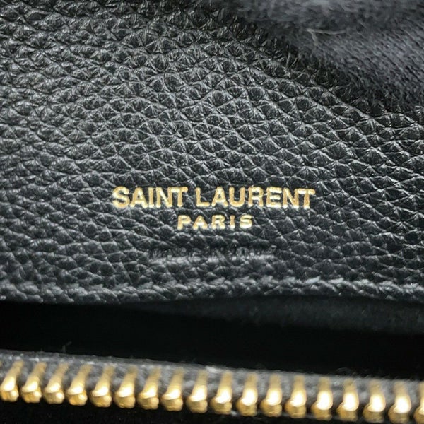サンローランパリ ハンドバッグ サックドジュール ベイビー レザー 717448 SAINT LAURENT PARIS 2way 黒