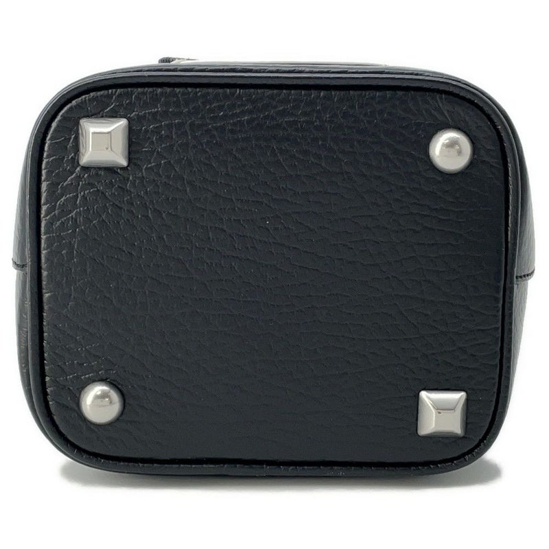 メゾンマルジェラ ハンドバッグ 5AC バケットバッグ カーフレザー S61WG0035 Maison Margiela 2wayチェーンショルダー 黒