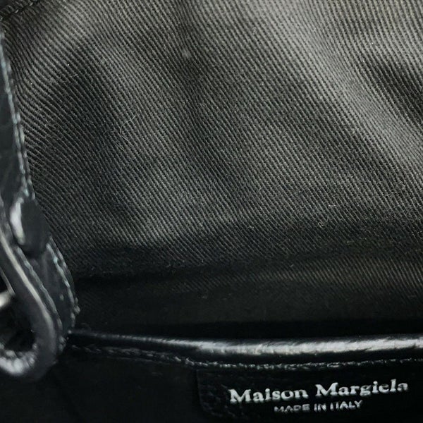 メゾンマルジェラ ハンドバッグ 5AC バケットバッグ カーフレザー S61WG0035 Maison Margiela 2wayチェーンショルダー 黒