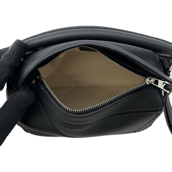 ロエベ ハンドバッグ パズルバッグ ミニ レザー 322.30.U95 LOEWE 2way 黒 セール品