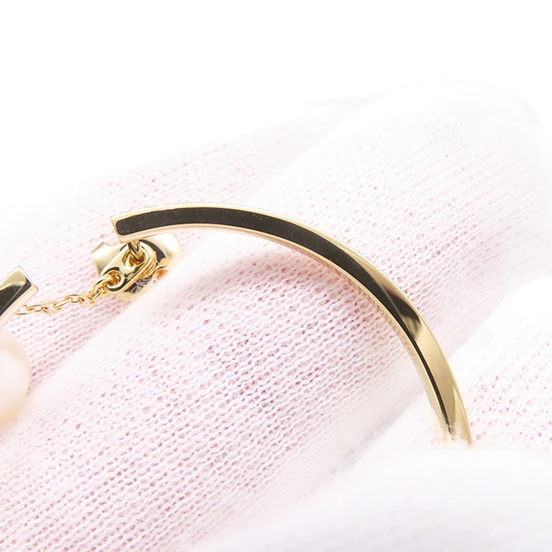 タサキ ピアス キネティック パール あこや真珠 K18YGイエローゴールド E-4146 TASAKI ジュエリー
