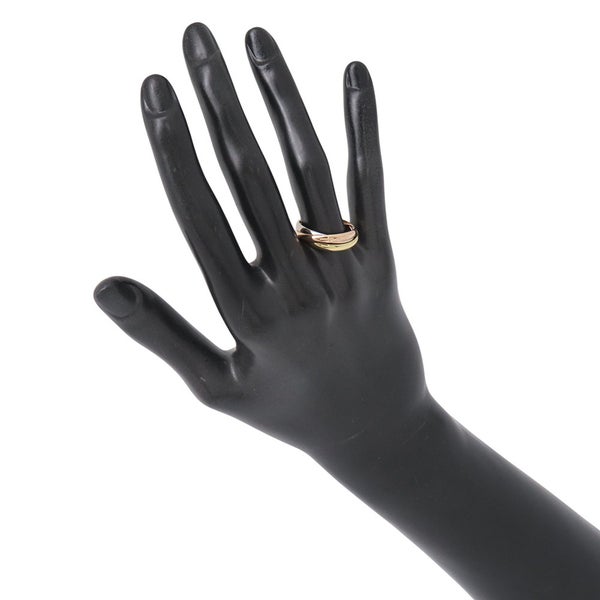 カルティエ リング トリニティリング K18PG/K18YG/K18WG スモールモデル SM リングサイズ55 B4235100 Cartier 指輪