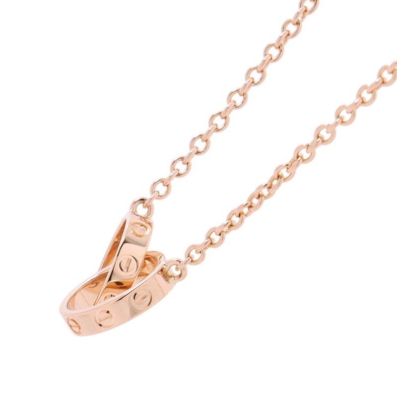 カルティエ ネックレス LOVE ネックレス K18PGピンクゴールド B7212300 ベビーラブ Cartier ペンダント ジュエリー