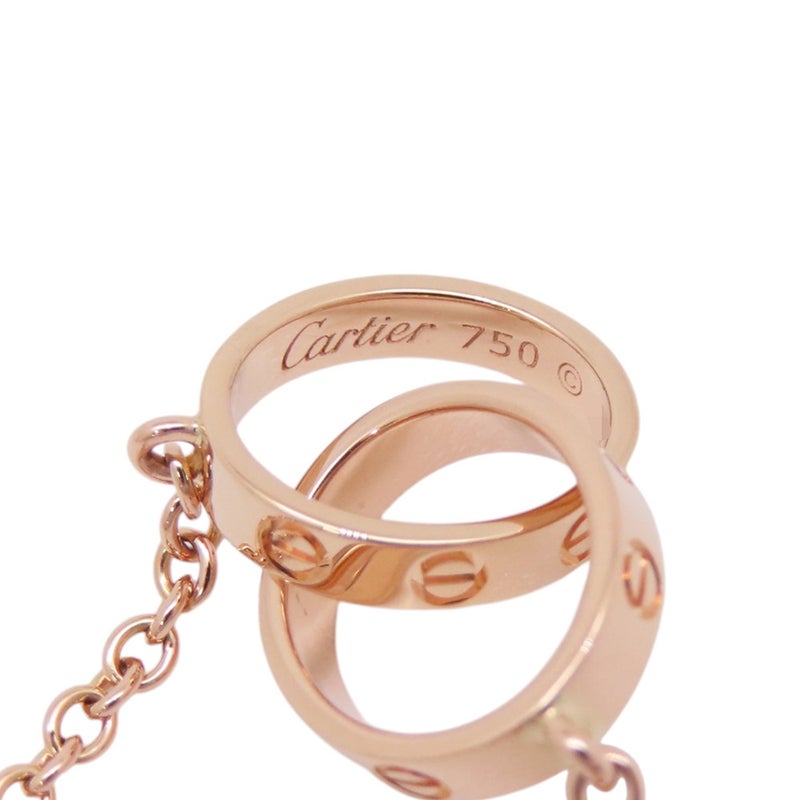 カルティエ ネックレス LOVE ネックレス K18PGピンクゴールド B7212300 ベビーラブ Cartier ペンダント ジュエリー