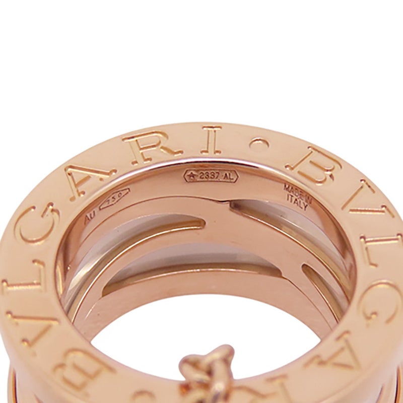 ブルガリ ネックレス ビーゼロワン B-zero1 レジェンド K18PGピンクゴールド ホワイトセラミック BVLGARI ペンダント
