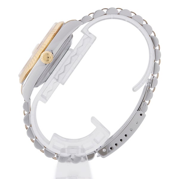 ロレックス デイトジャスト P番 SS/K18YG 16233G ROLEX 腕時計  シャンパン/コンピューター文字盤 10Pダイヤ