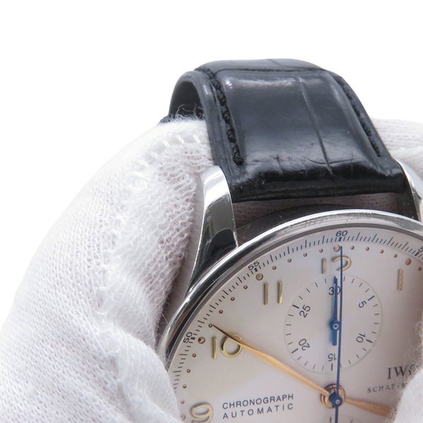 IWC ポルトギーゼ クロノグラフ オートマチック IW371445 腕時計 ウォッチ シルバー文字盤