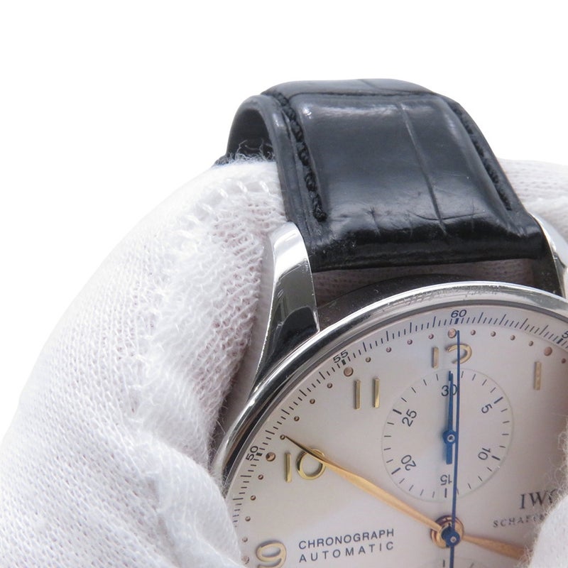IWC ポルトギーゼ クロノグラフ オートマチック IW371445 腕時計 ウォッチ シルバー文字盤