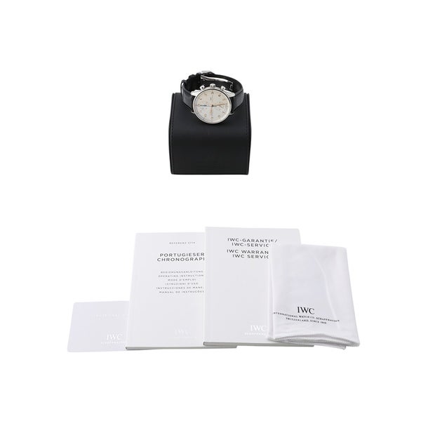 IWC ポルトギーゼ クロノグラフ オートマチック IW371445 腕時計 ウォッチ シルバー文字盤