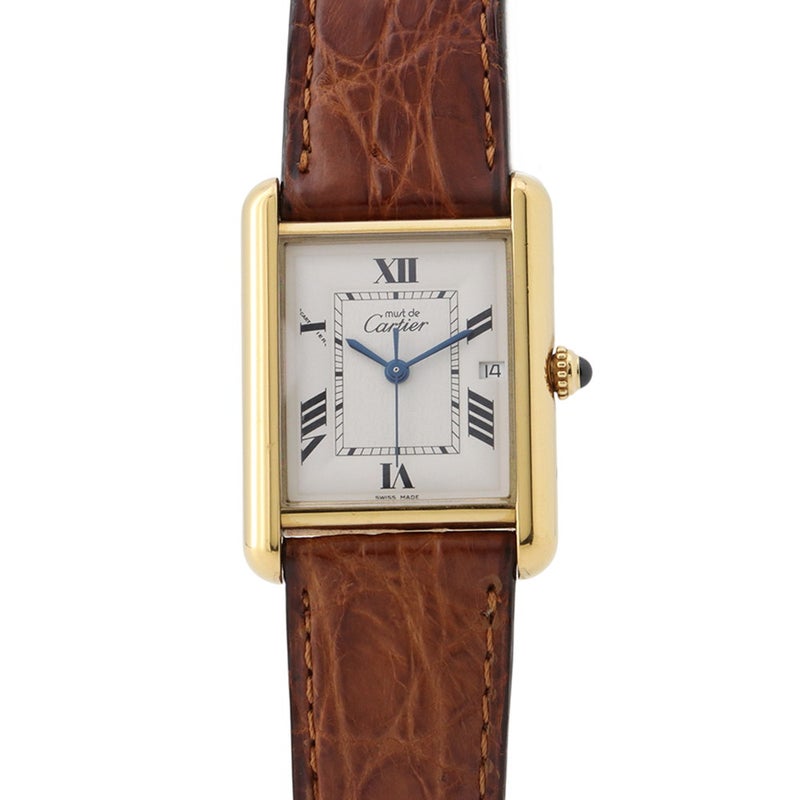 カルティエ マストタンク XL ヴェルメイユ W1013754 Cartier 腕時計 アイボリー文字盤