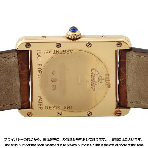 カルティエ マストタンク XL ヴェルメイユ W1013754 Cartier 腕時計 アイボリー文字盤