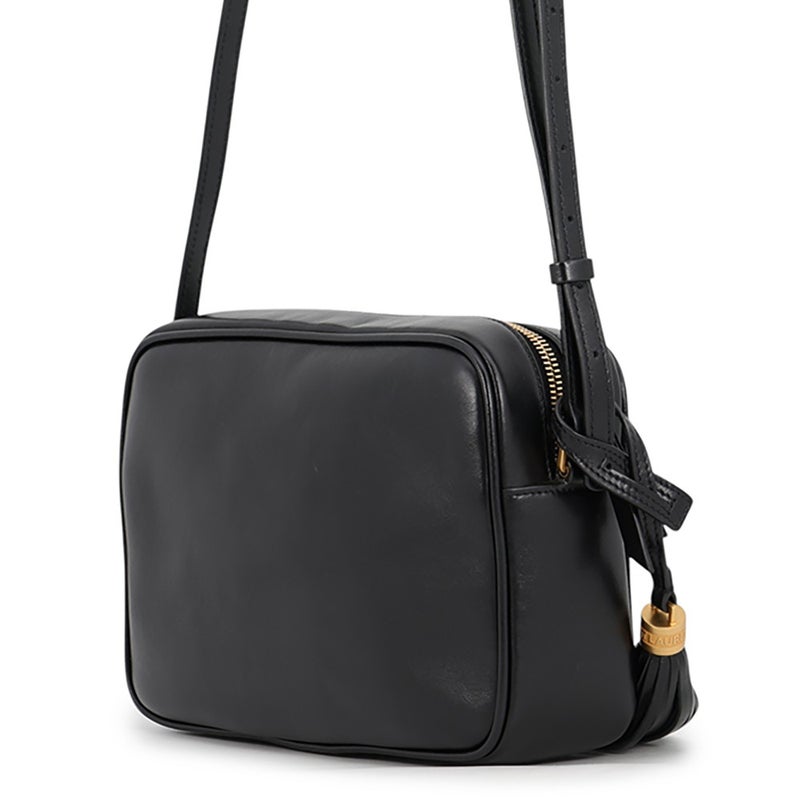 サンローランパリ ショルダーバッグ ルー カメラバッグ レザー スエード レオパード 612542 SAINT LAURENT PARIS 黒