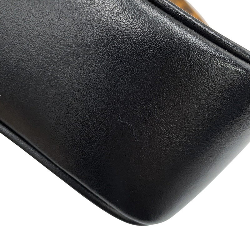 サンローランパリ ショルダーバッグ ルー カメラバッグ レザー スエード レオパード 612542 SAINT LAURENT PARIS 黒
