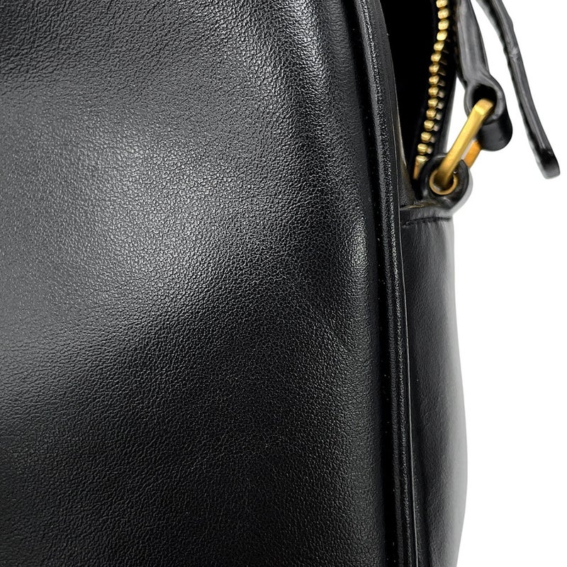 サンローランパリ ショルダーバッグ ルー カメラバッグ レザー スエード レオパード 612542 SAINT LAURENT PARIS 黒