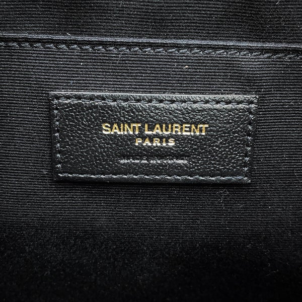 サンローランパリ ショルダーバッグ ルー カメラバッグ レザー スエード レオパード 612542 SAINT LAURENT PARIS 黒