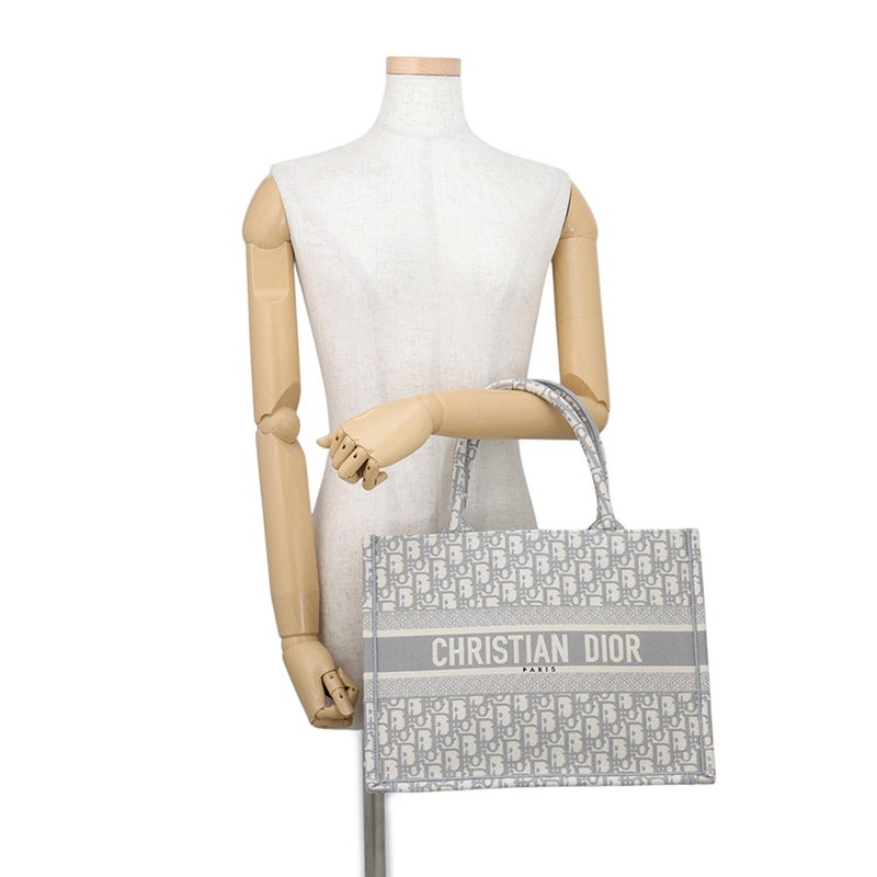 クリスチャン・ディオール トートバッグ オブリーク ブックトート ミディアム キャンバス M1296ZRIW Christian Dior