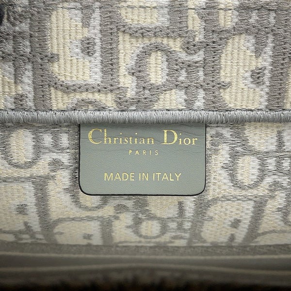 クリスチャン・ディオール トートバッグ オブリーク ブックトート ミディアム キャンバス M1296ZRIW Christian Dior