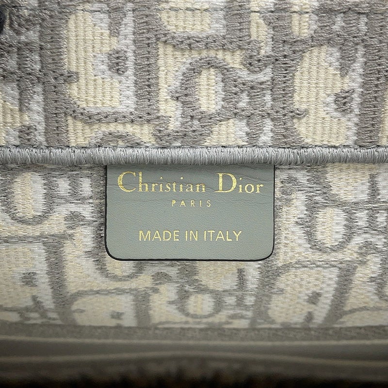 クリスチャン・ディオール トートバッグ オブリーク ブックトート ミディアム キャンバス M1296ZRIW Christian Dior
