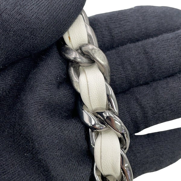 シャネル チェーンショルダーバッグ CHANEL19 フラップバッグ ココマーク ラムスキン シアリング AS1160 CHANEL 白 2way